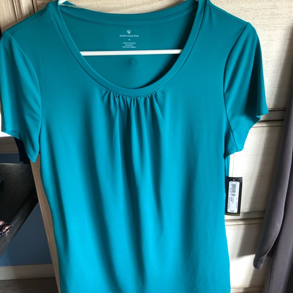TEAL DRESS UP TEE